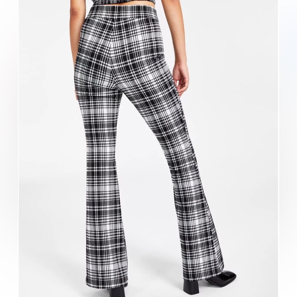 Bar 111 Plaid print flare pants - Picture 2 of 6